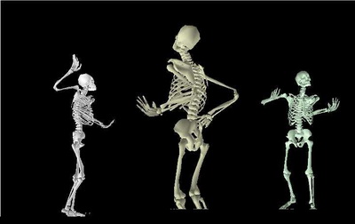 Заставка disco skelet (скелеты)
